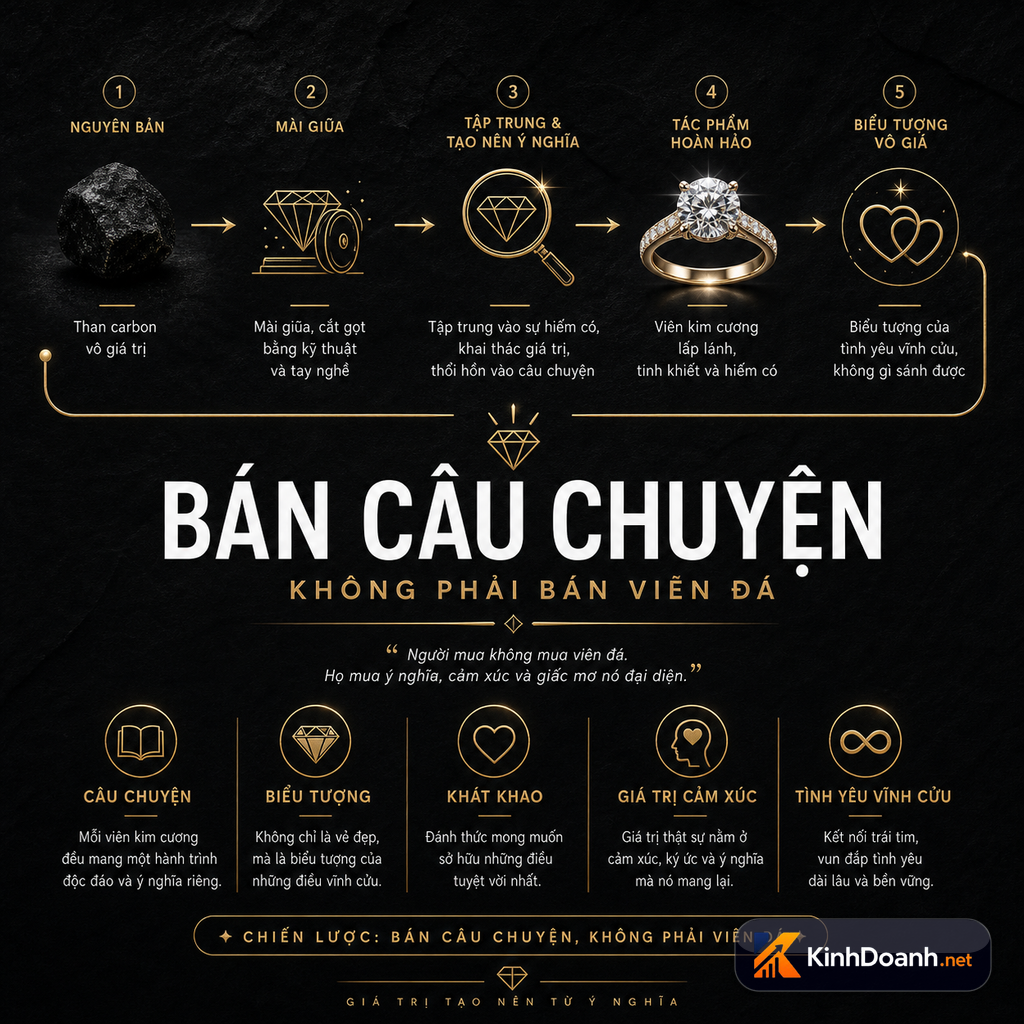 Sơ đồ bán câu chuyện không bán viên đá