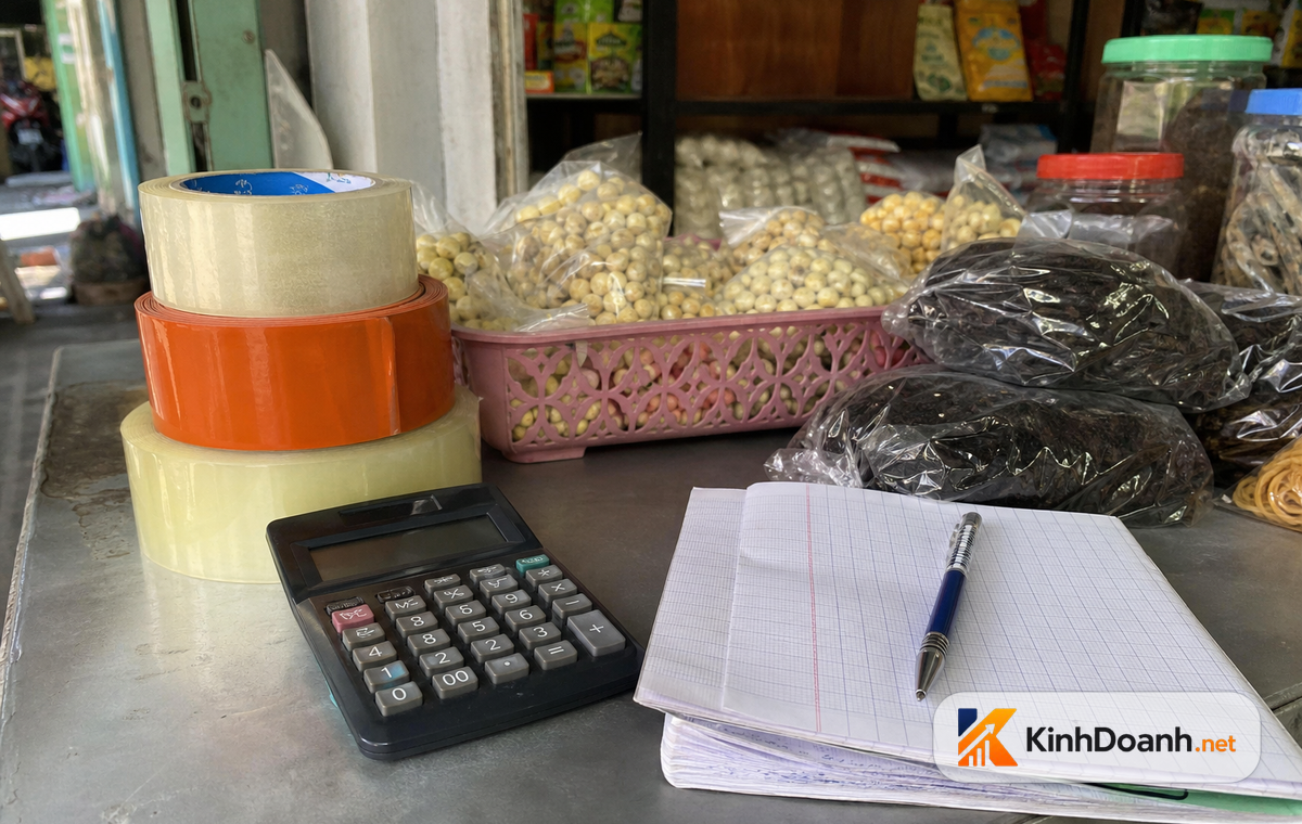 Chủ shop cộng đủ giá vốn trực tiếp trước khi tính biên lợi nhuận gộp