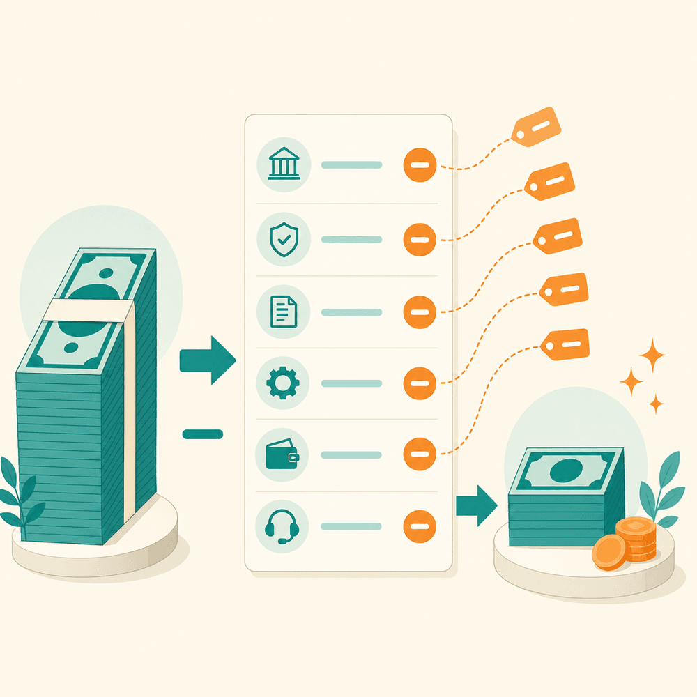 Các khoản phí sàn bị trừ vào đơn hàng