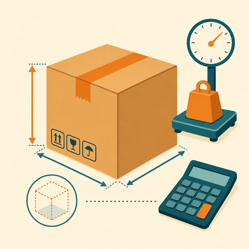 Cách tính trọng lượng quy đổi khi tính phí ship