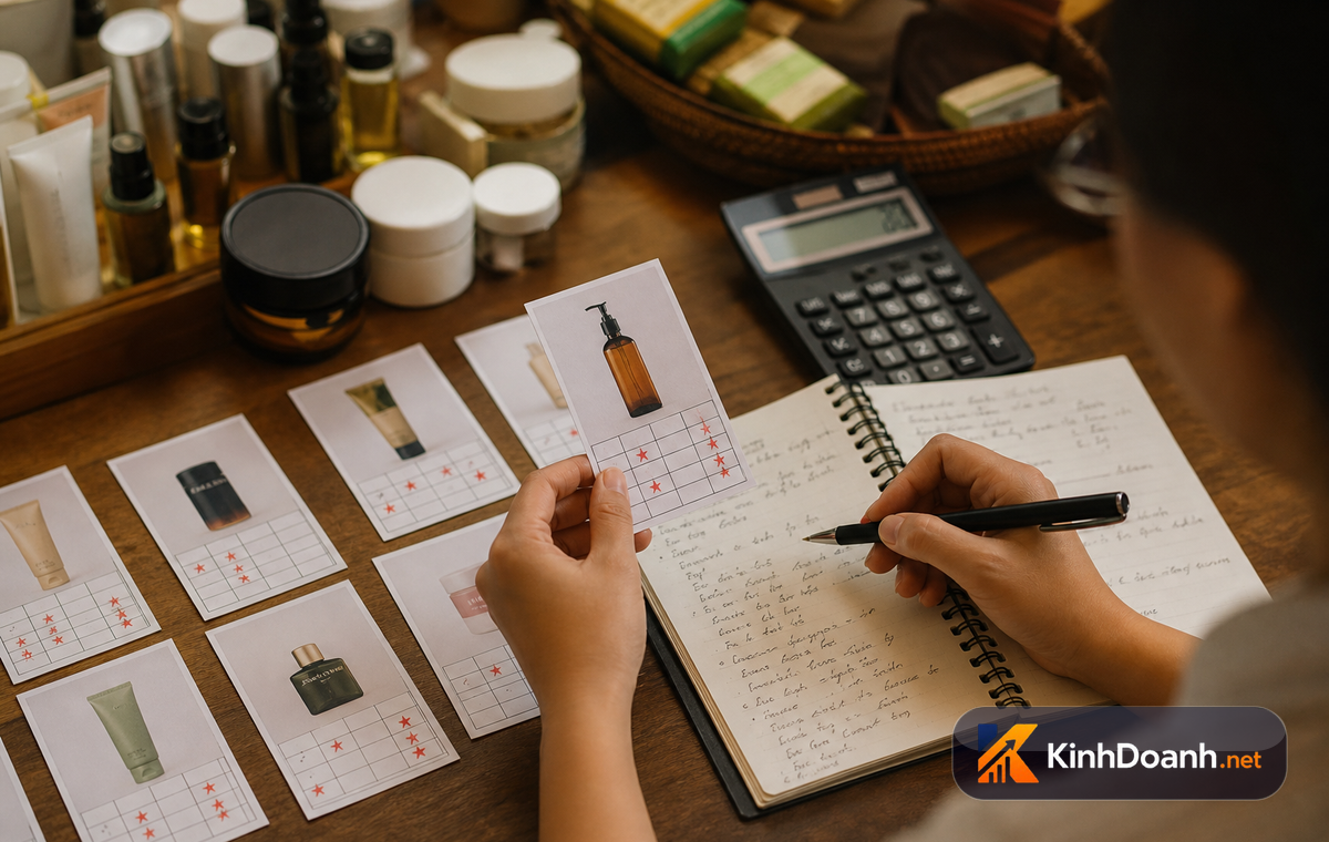 Chủ shop chấm điểm sản phẩm để quyết định giữ lại xả hàng hay bỏ hẳn
