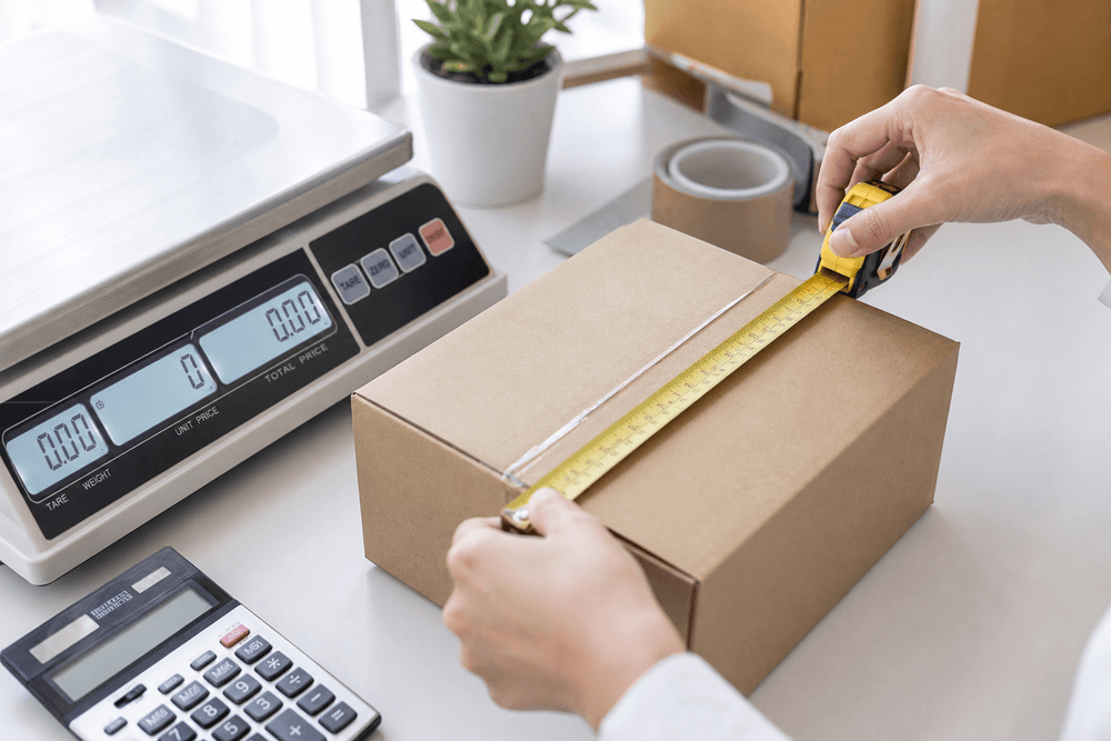 Chọn hộp vừa khít và tính cân quy đổi để tránh bị phạt phí ship