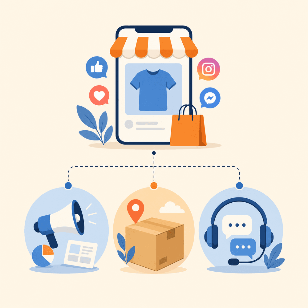 Cơ cấu chi phí khi bán hàng qua kênh social
