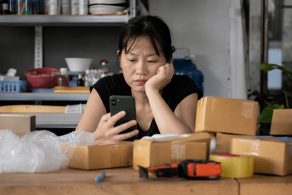 Chủ shop online mệt mỏi mất năng lượng vì làm quá nhiều