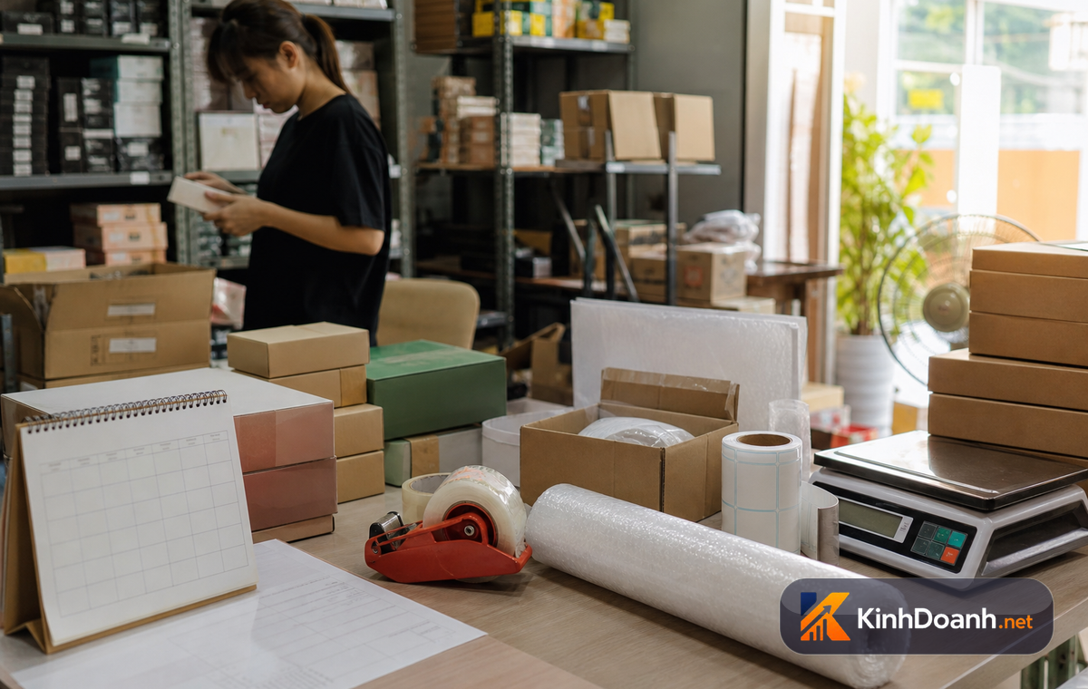 Lịch mục tiêu đơn hàng giúp shop theo dõi tiến độ tới điểm hòa vốn