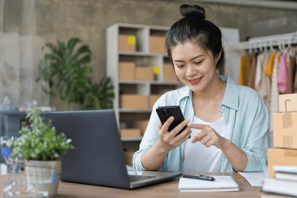 Chủ shop xem số liệu hiệu quả video ngắn