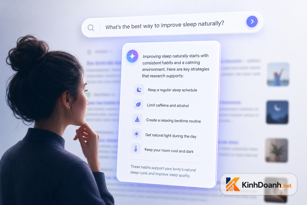 Zero-click search khi AI trả lời ngay và website ở phía sau