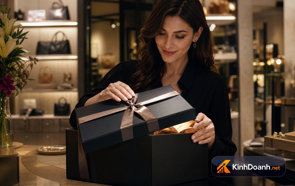 Chủ shop hé mở một phần sản phẩm tạo sự bí ẩn