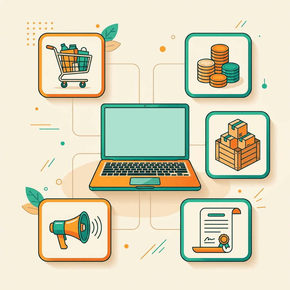 Năm nhóm công cụ miễn phí cho người bán hàng online