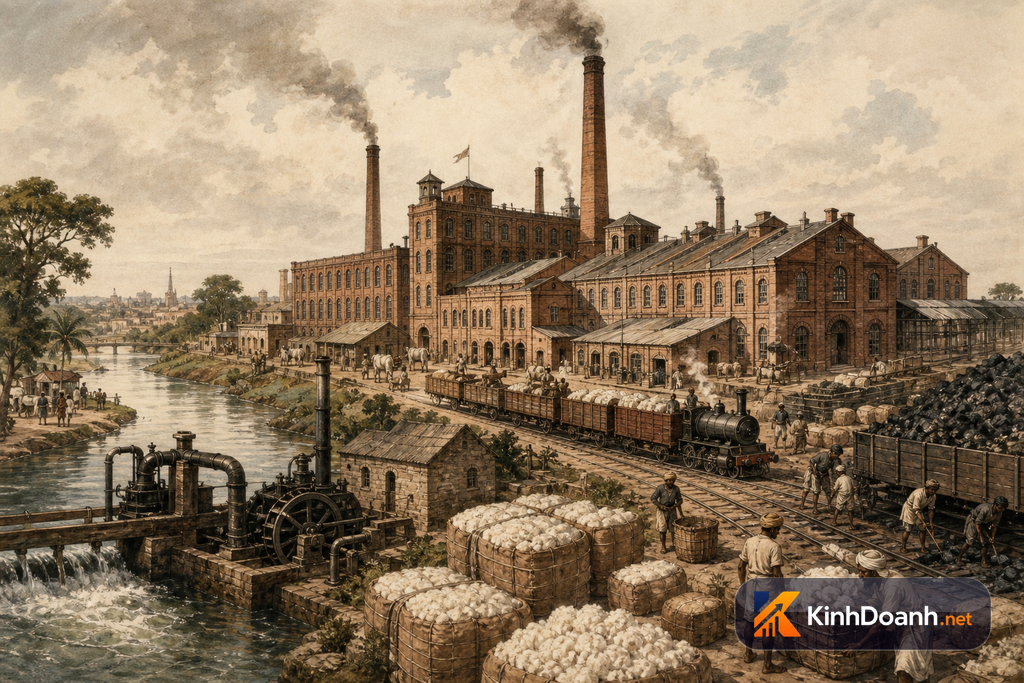 Jamsetji Tata và xưởng dệt Empress Mills ở Nagpur thế kỷ 19