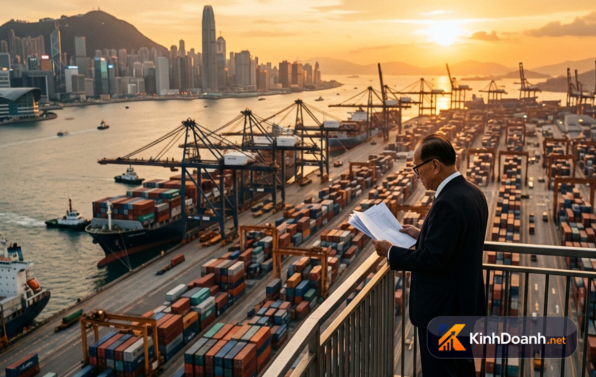 Xưởng hoa nhựa Hong Kong xưa với người chủ trẻ kiểm hàng và sổ sách