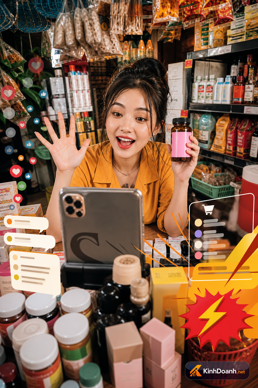 Không khí phiên live bán hàng và FOMO