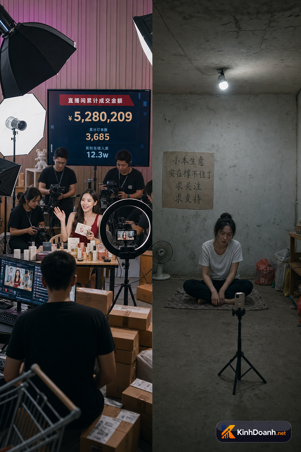 Sự khác biệt giữa Idol Livestream và Shop nhỏ