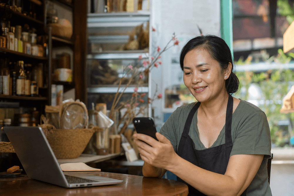 Chủ shop nhắn tin chăm sóc khách cũ trong mùa thấp điểm
