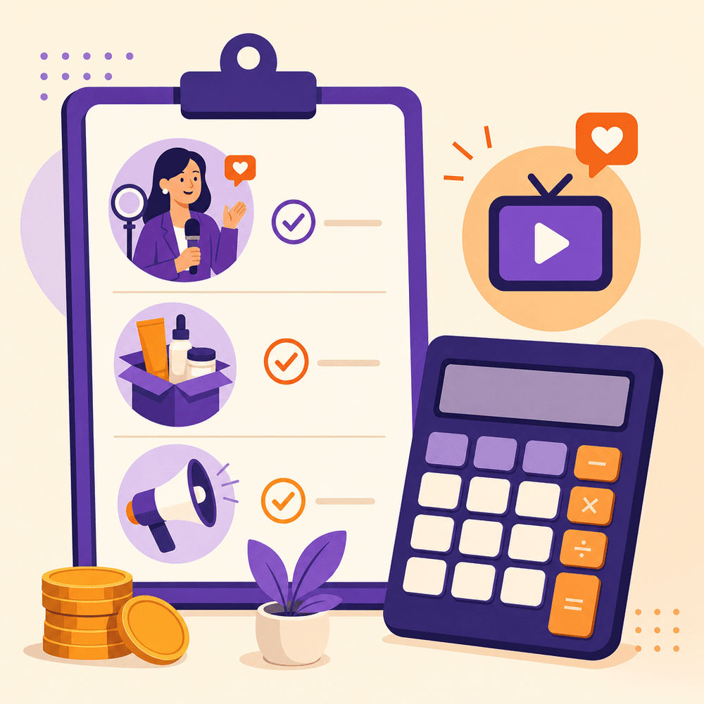 Tính chi phí một buổi livestream bán hàng