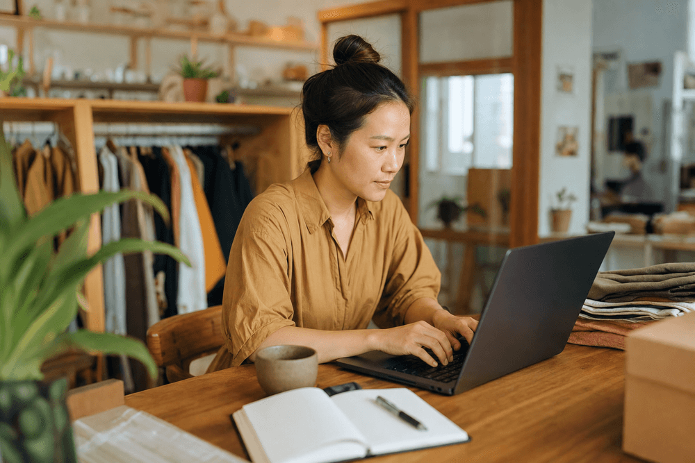 Chủ shop xây website riêng để tự chủ bán hàng