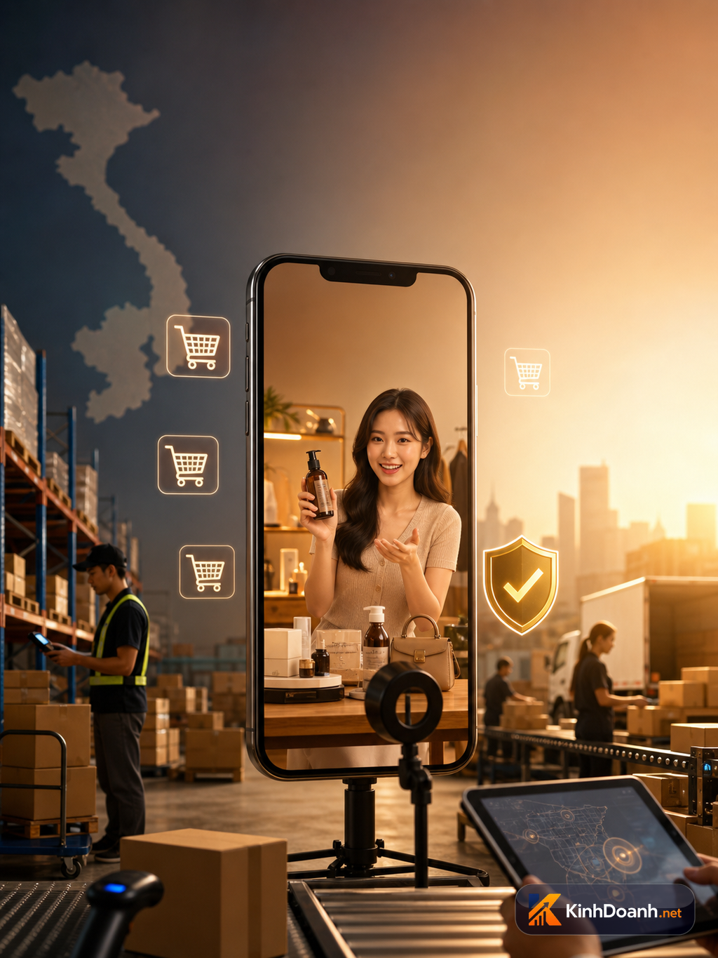 Livestream bán hàng sau thời hoang dã