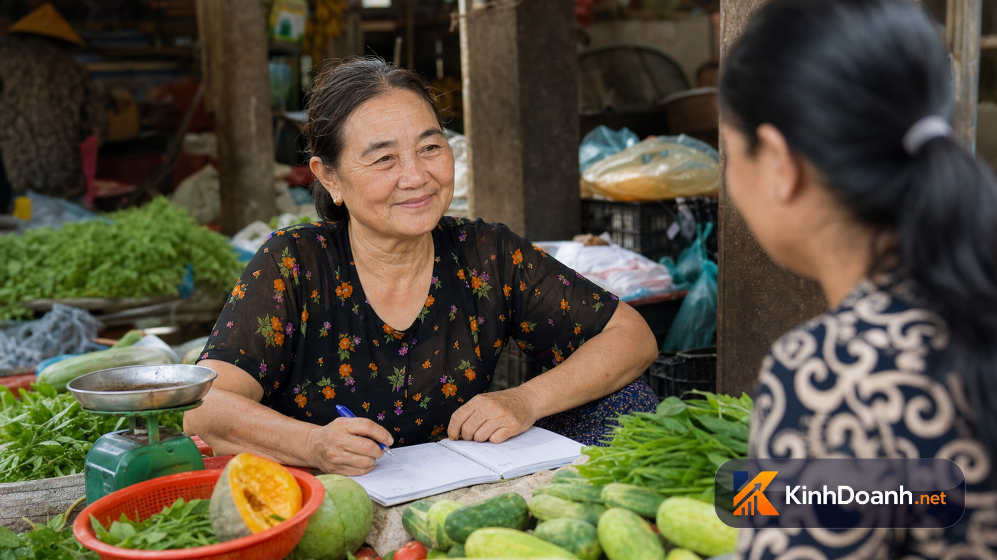 Bài học từ bà chủ chợ: bán lâu không nhờ nói hay, mà nhờ nhớ khách và giữ chữ tín