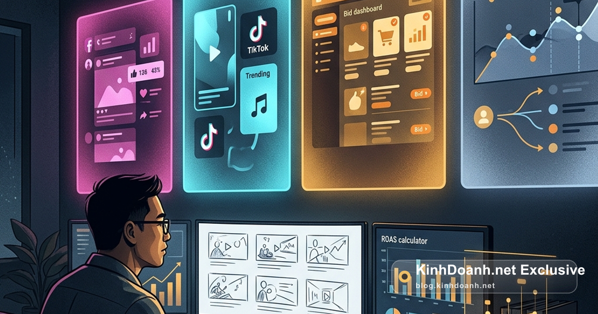 Chạy quảng cáo 2026: nên chọn Facebook Ads, TikTok Ads, Shopee Ads hay Google Ads?