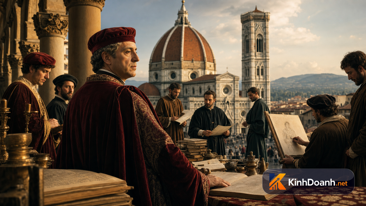 Cosimo de’ Medici: nhà băng, nghệ thuật và thứ quyền lực không cần la lớn