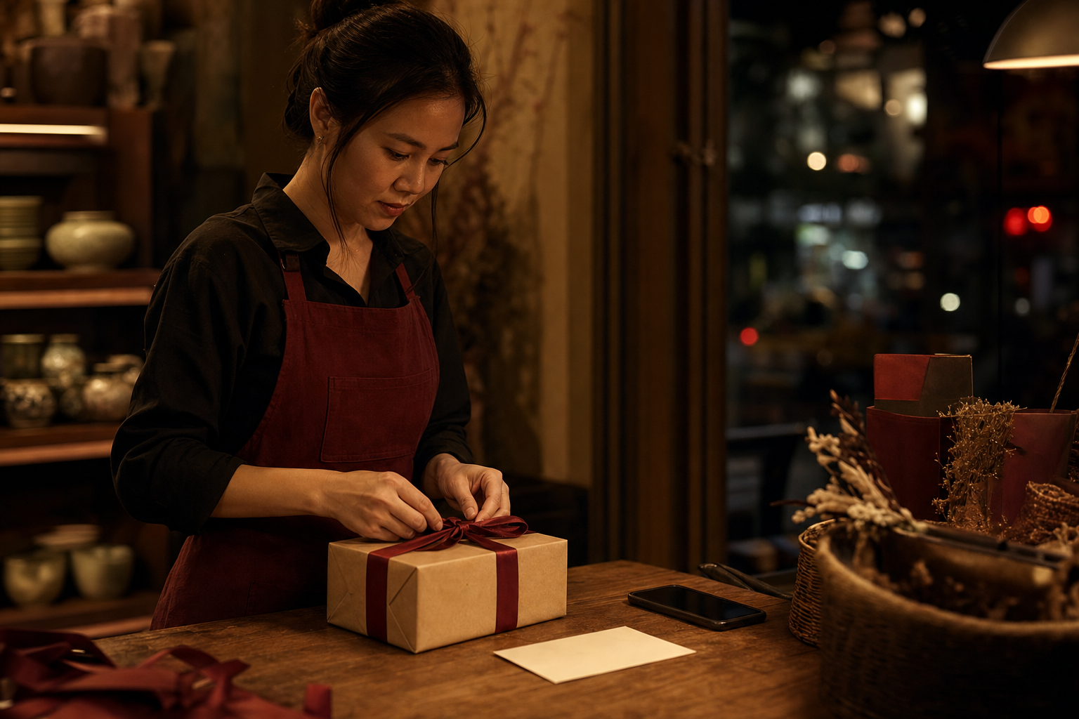 Khách mua quà giao thẳng cho người nhận: đừng chỉ hỏi địa chỉ