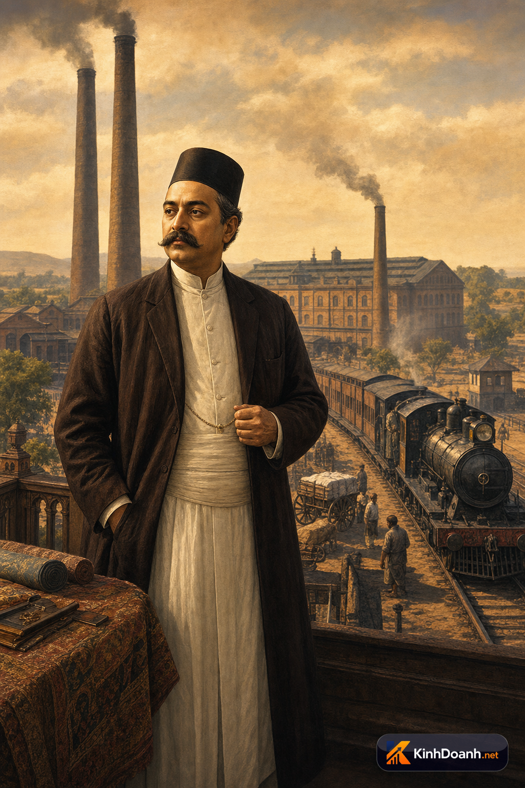 Jamsetji Tata: Người không chỉ dựng xưởng dệt, mà dựng điều kiện để người khác làm ăn
