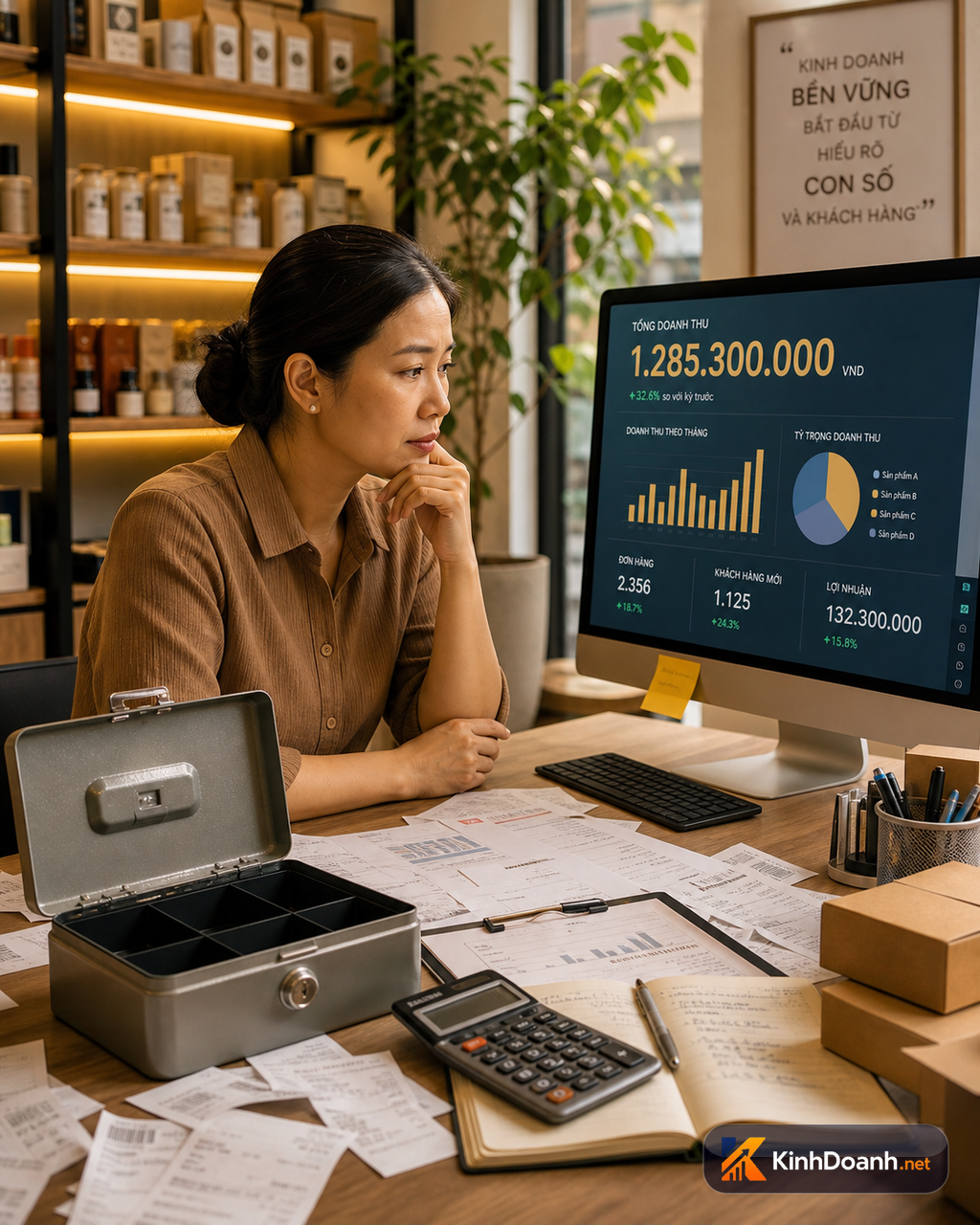 Doanh thu không phải tiền lời: Nhiều shop chỉ nhận ra khi hết tiền xoay