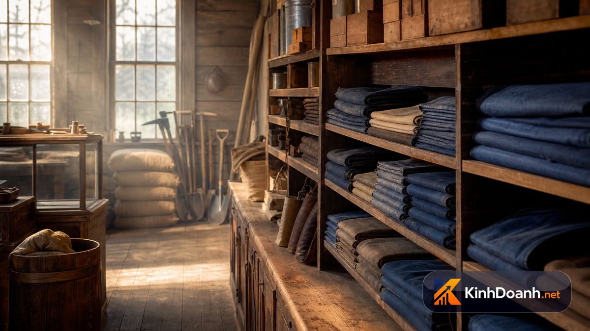 Levi Strauss: bán cuốc xẻng giữa cơn sốt vàng
