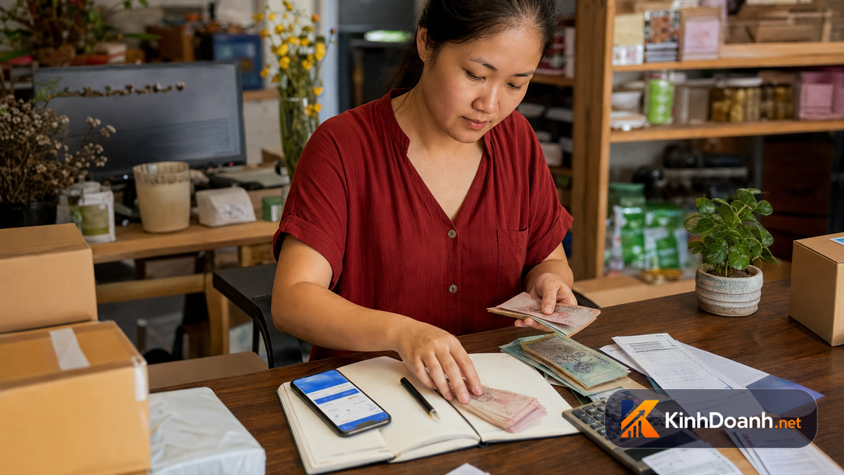 Tiền shop và tiền nhà nên tách ra sao cho đỡ rối?