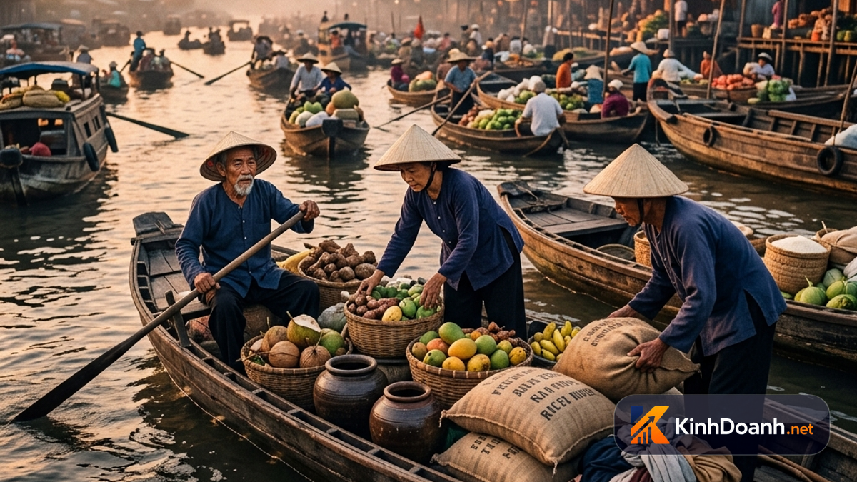 Thương hồ miền Tây: lời lỗ nằm trong con nước và chữ tín trên bến chợ