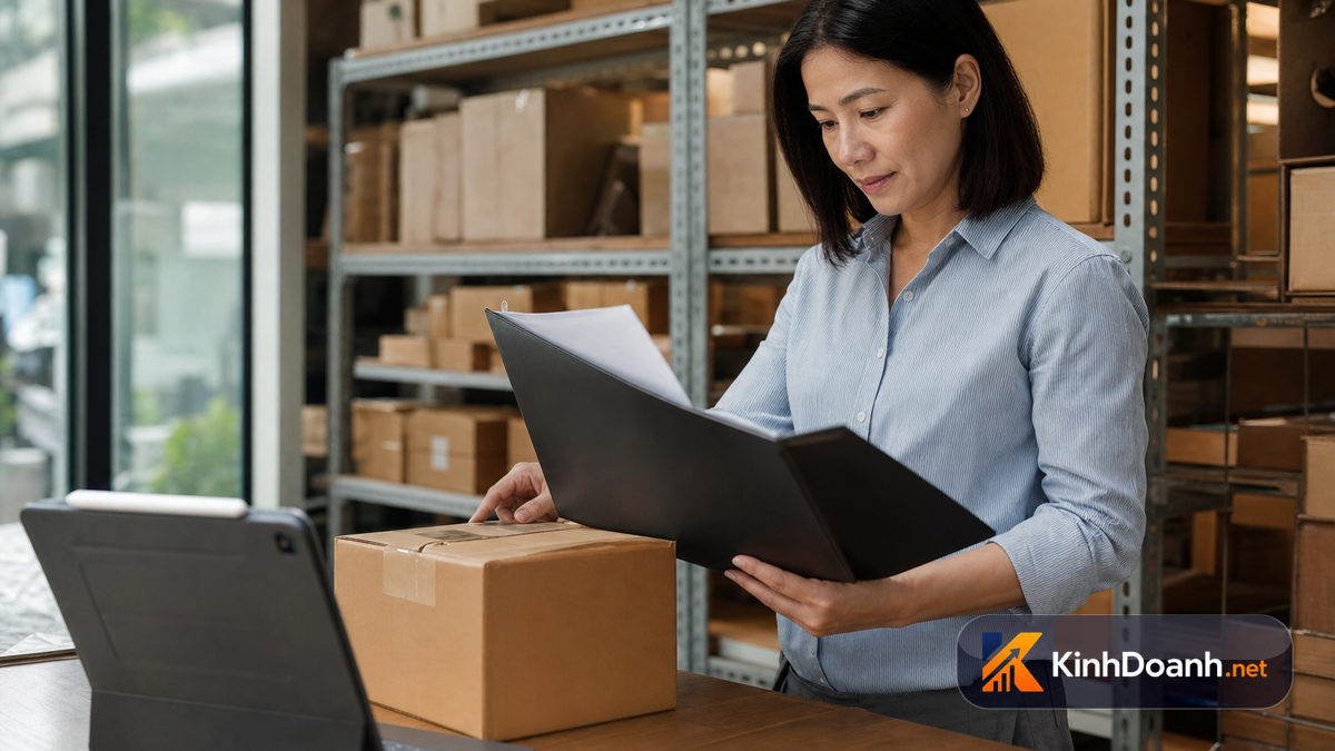 Truy xuất nguồn gốc hàng hóa 2026: chủ shop cần lưu chứng từ gì