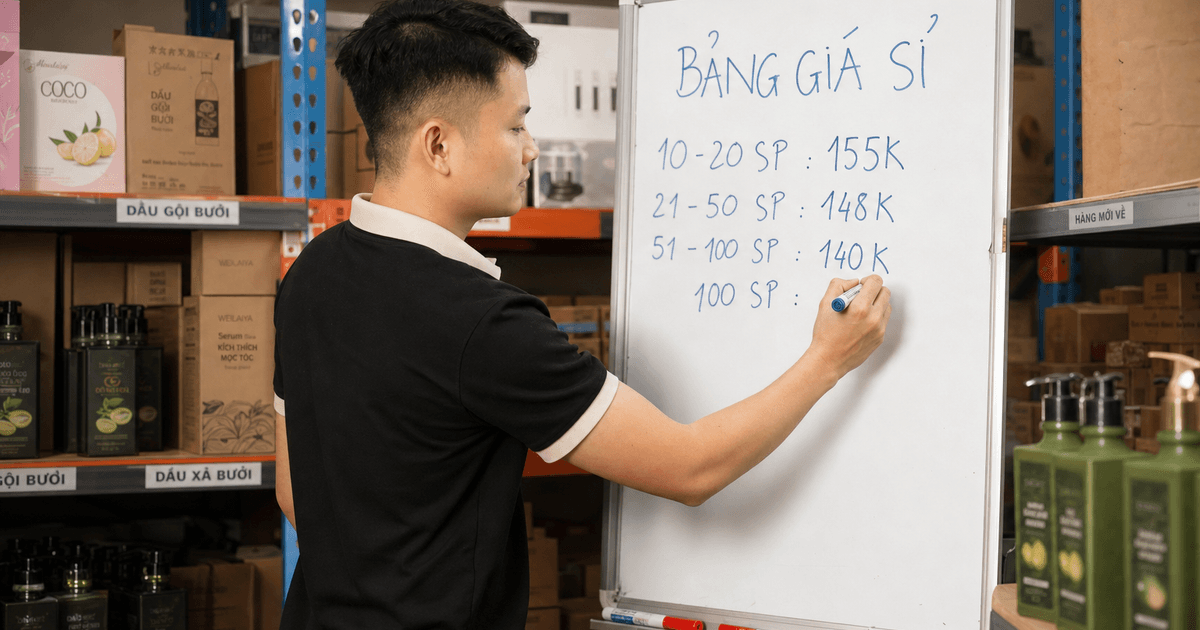 Xây bảng giá sỉ theo số lượng: cách bán sỉ không phá giá lẻ