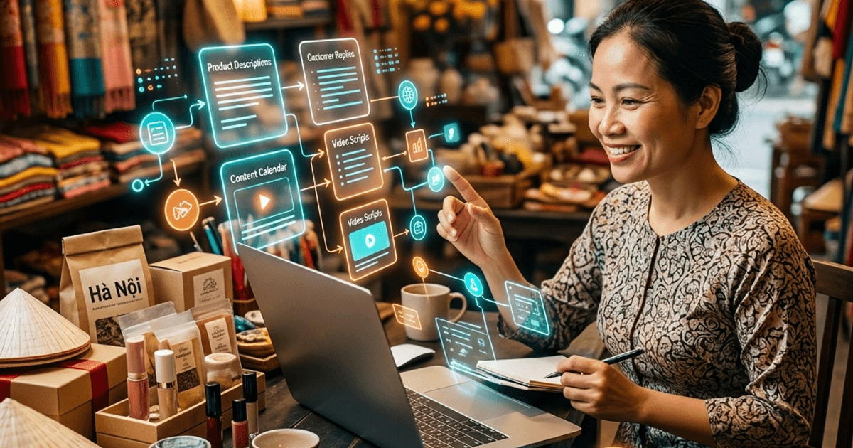 AI giúp shop nhỏ bán hàng ra sao mà không bị máy móc?