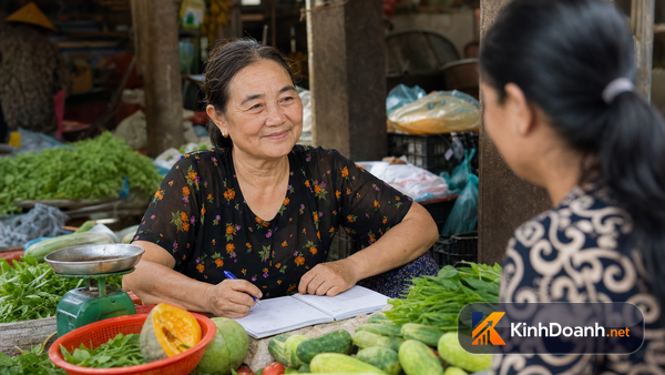 Bài học từ bà chủ chợ: bán lâu không nhờ nói hay, mà nhờ nhớ khách và giữ chữ tín