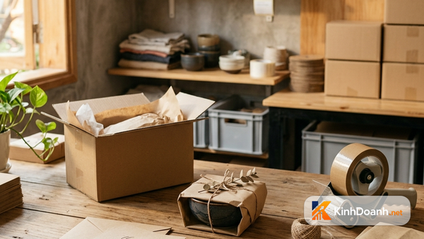 Ngày 20 mở shop online: chuẩn bị đóng gói chuẩn trước khi có nhiều đơn