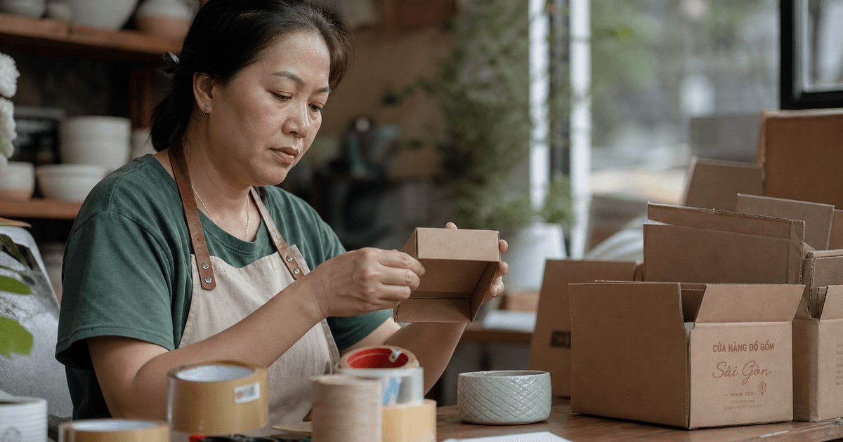Tiết kiệm từng đồng: bài học Sam Walton và tối ưu đóng gói cho shop online